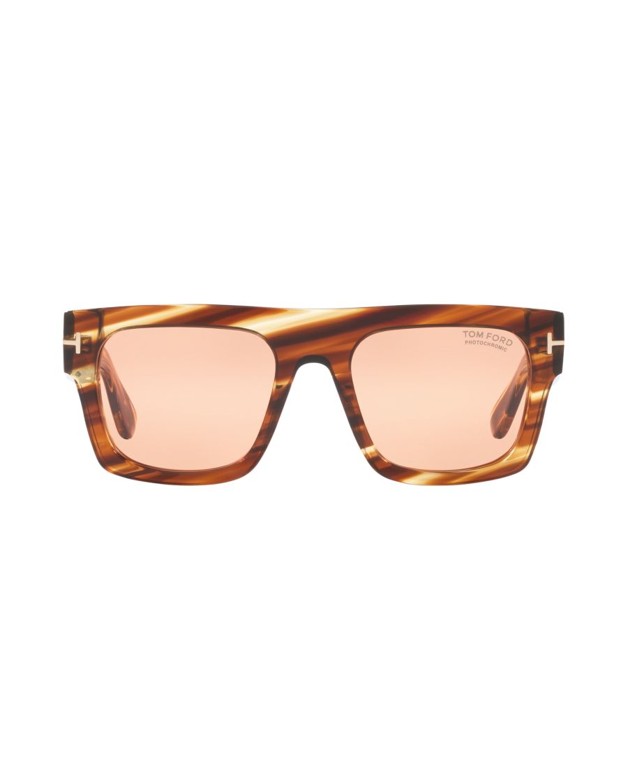 Мужские фотохромные солнцезащитные очки Fausto, TR001917 Tom Ford, Tortoise Blonde — фото 2