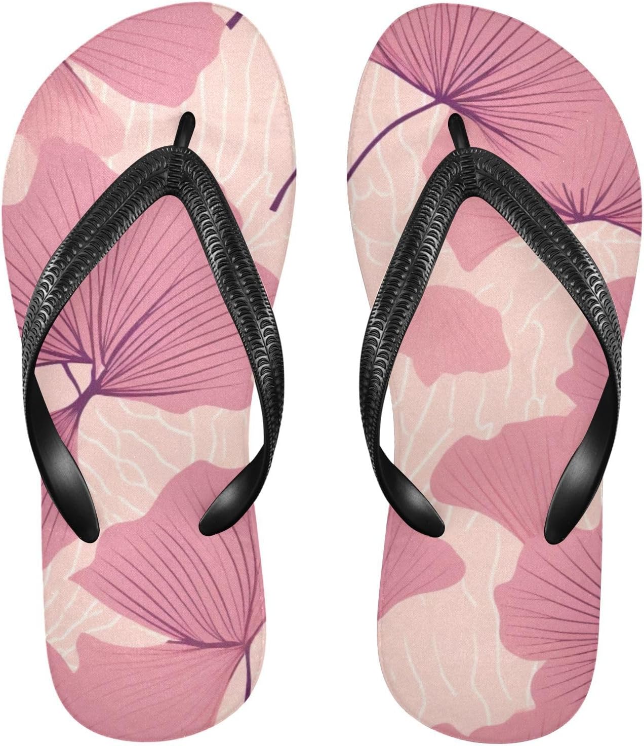 

Розовые шлепанцы для пляжа, летние повседневные сандалии для женщин и мужчин, размер XS Kfbe