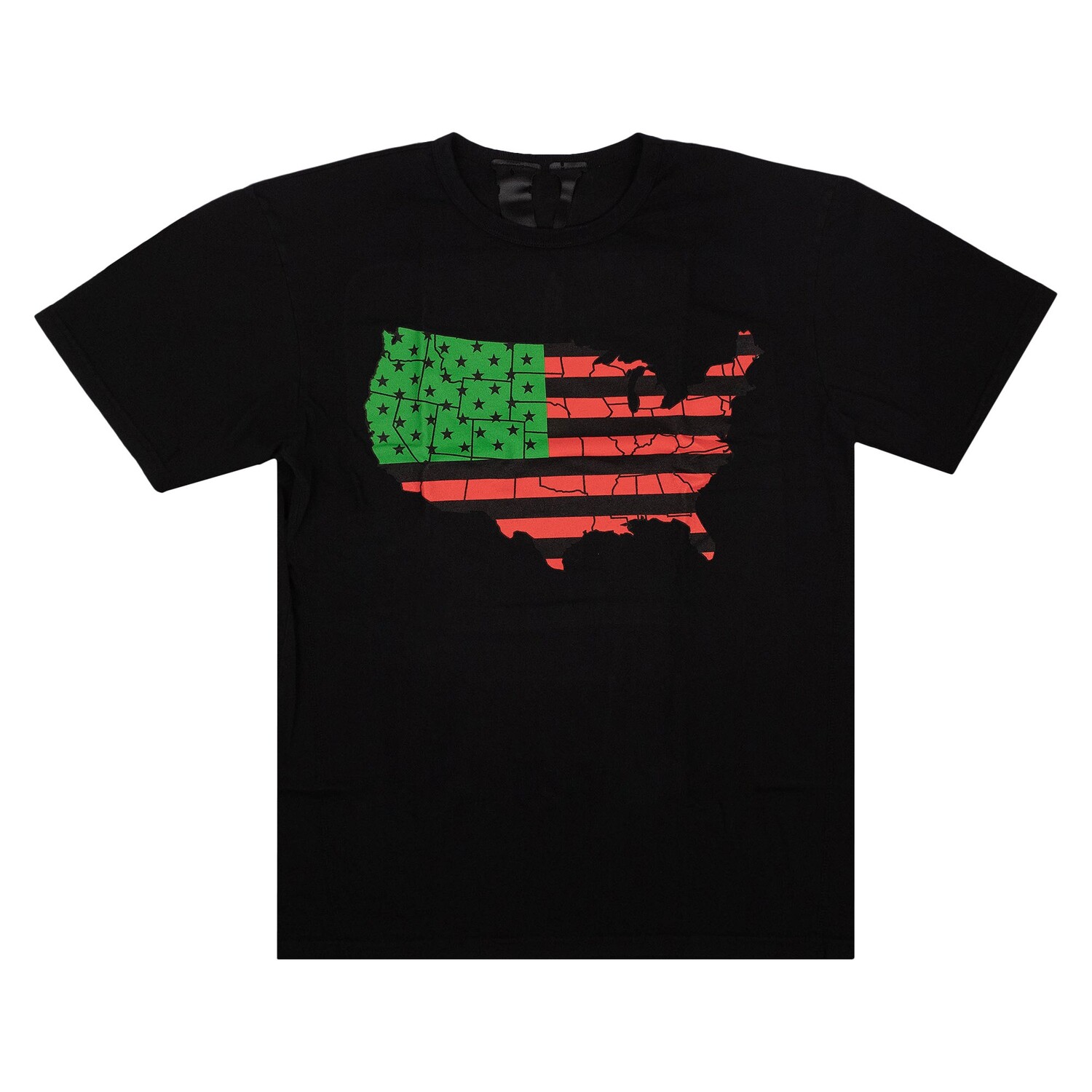 

Футболка Vlone Flag Power, черная, Черный, Футболка Vlone Flag Power, черная