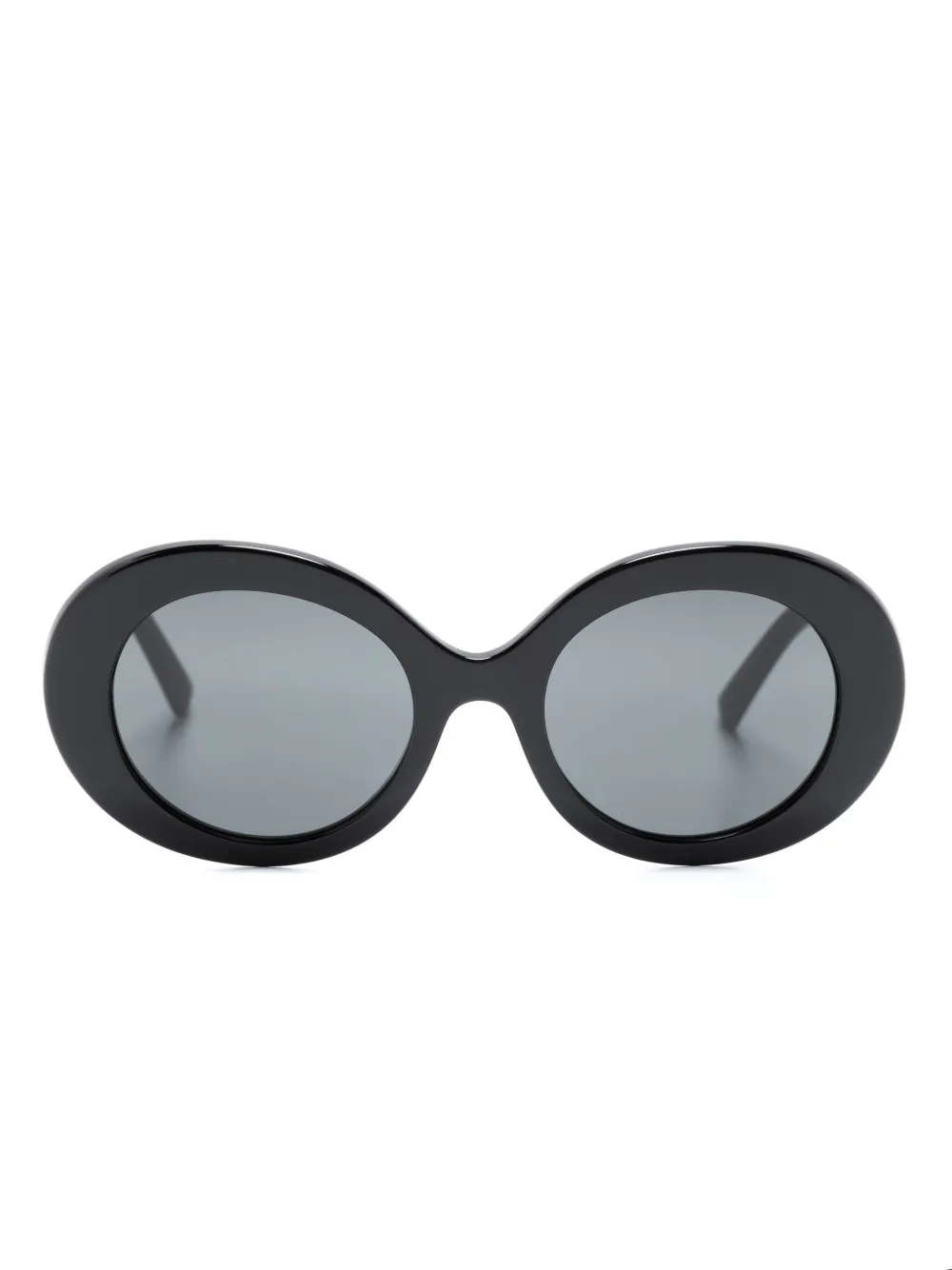 

Солнцезащитные очки в овальной оправе с логотипом Dolce & Gabbana Eyewear, черный
