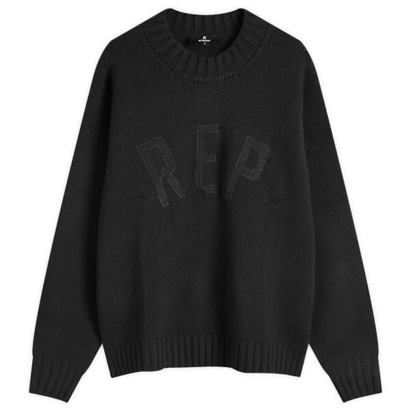 

Джемпер репсовой вязки Represent, черный