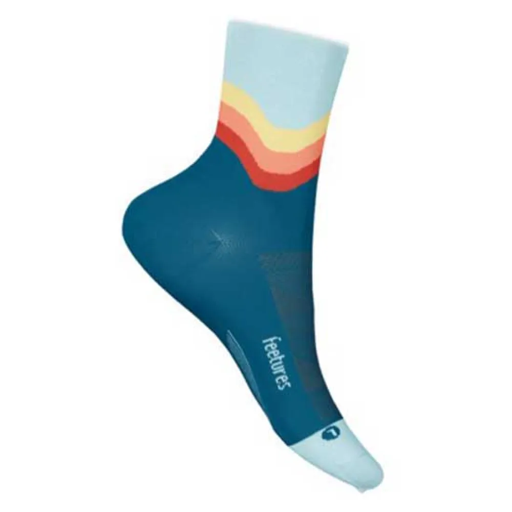 

Носки Feetures Elite Light Cushion Mini crew, синий
