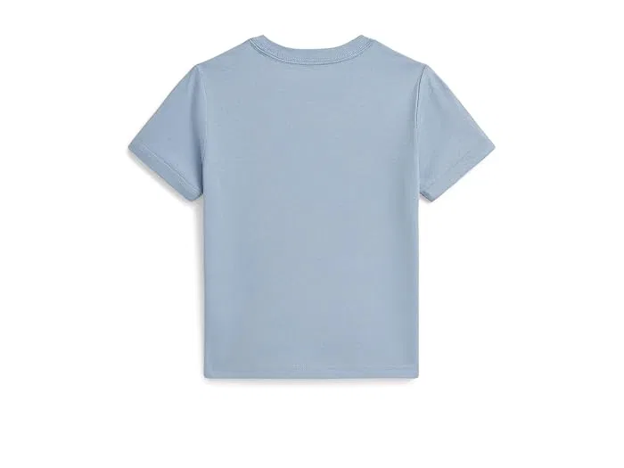 Футболка Big Pony Cotton Jersey Tee Polo Ralph Lauren Kids, Estate Blue — фото 2