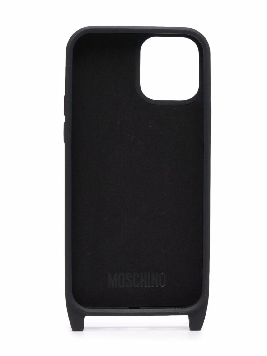 

Moschino чехол для iPhone 12/12 Pro с логотипом, черный