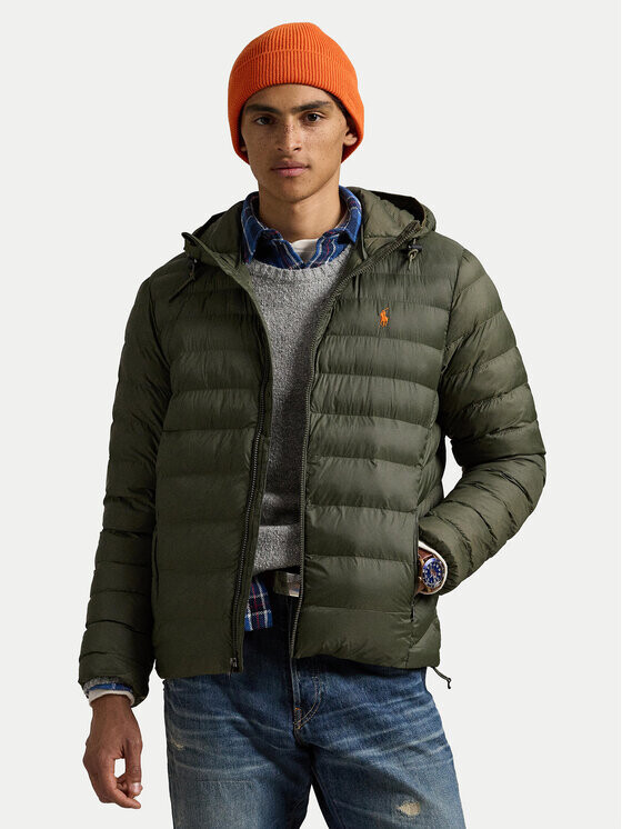 

Пуховик стандартного кроя Polo Ralph Lauren, зеленый