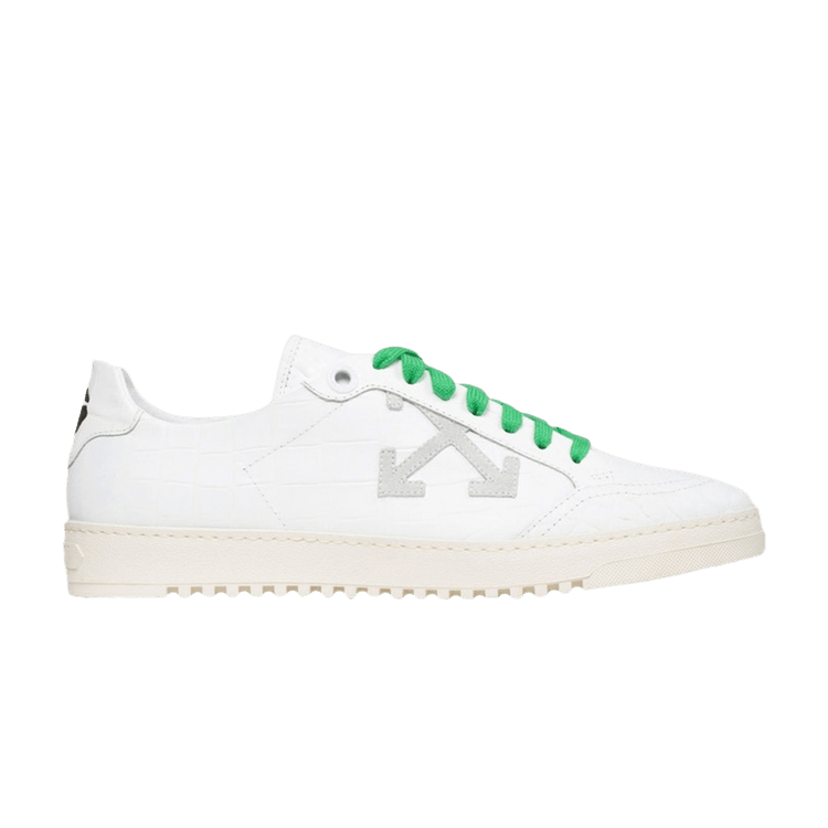 

Кроссовки Off-White 2.0 'Crocodile Pattern - White Green', белый