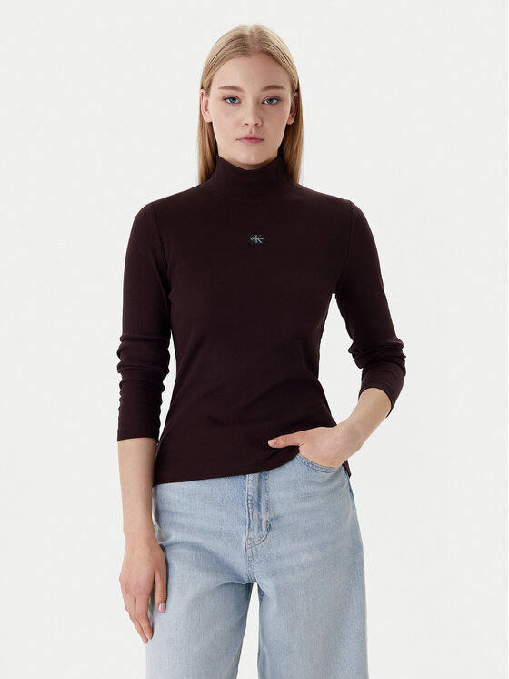 

Водолазка slim fit LV047D203G Calvin Klein Jeans, коричневый