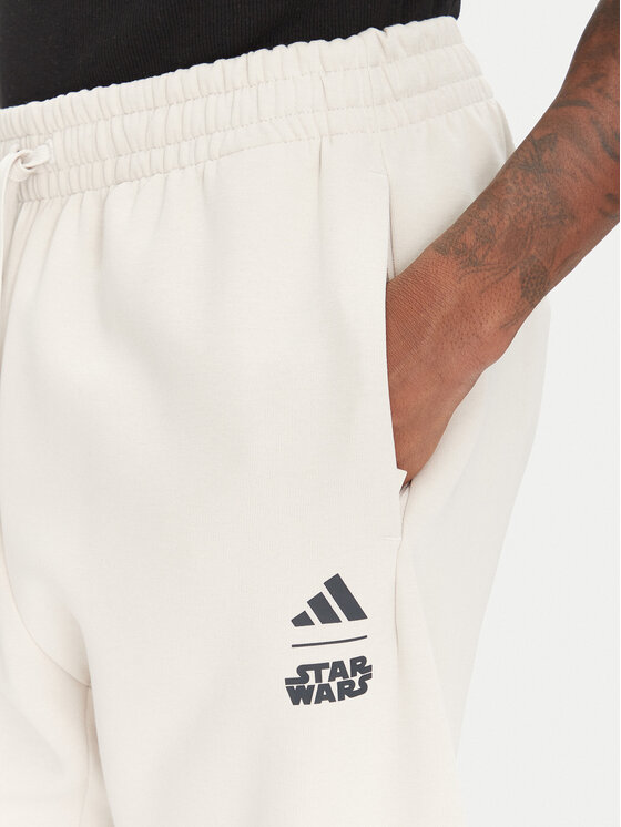 Спортивные брюки обычного кроя Star Wars The Mandalorian JI5723 Adidas, бежевый — фото 4