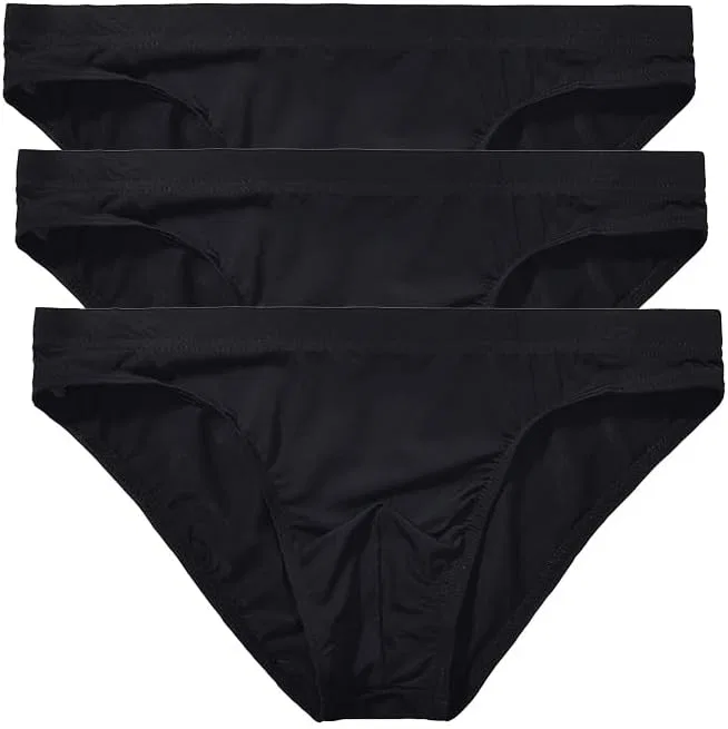 Боксеры ультратонкие, Ice Silk, Black-Pc3