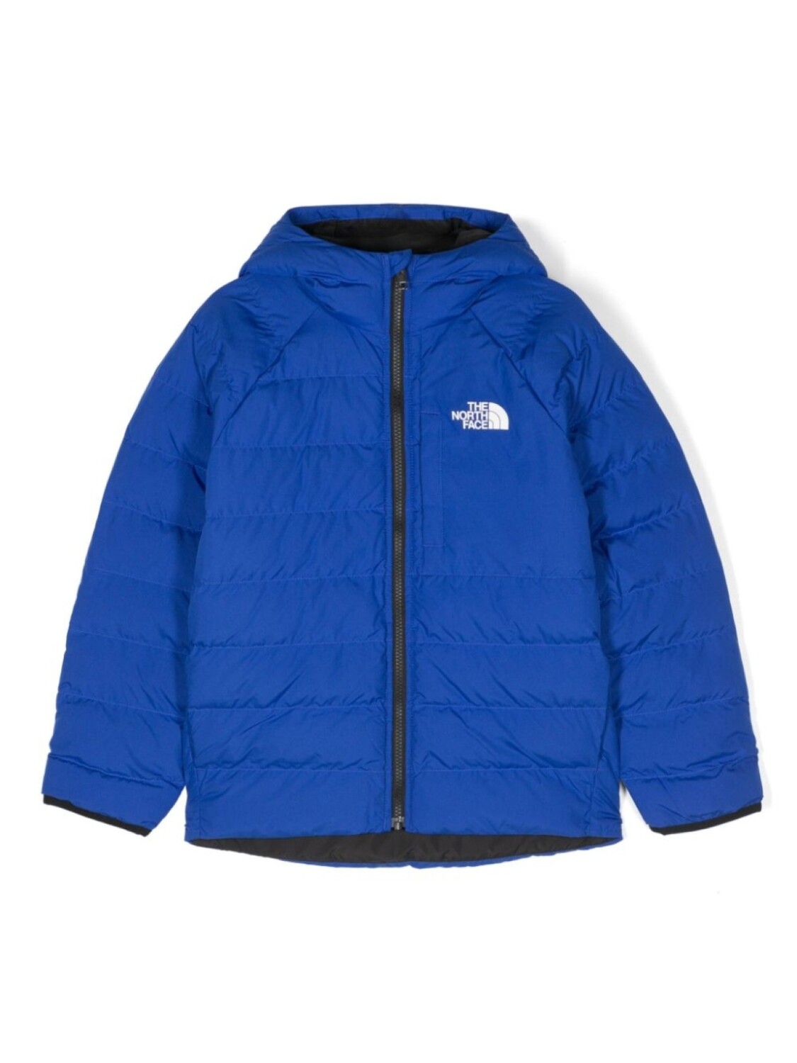 

Двусторонняя куртка с капюшоном The North Face Kids, синий