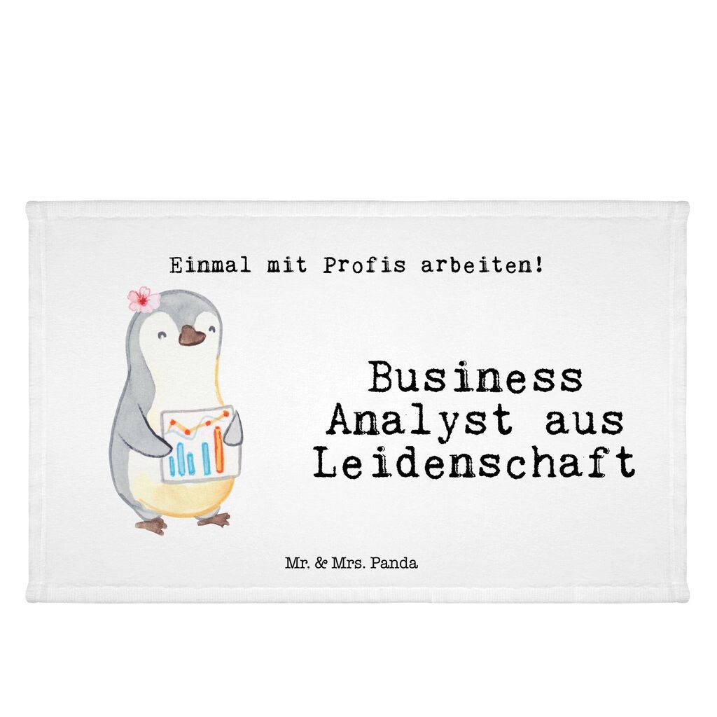 

Полотенце для гостей Mr. & Mrs. Panda Business Analyst Passion — белое — подарок, гостевое полотенце, юбилей, дорожное полотенце, детское полотенце, спасибо, компания, спортивное полотенце, белый