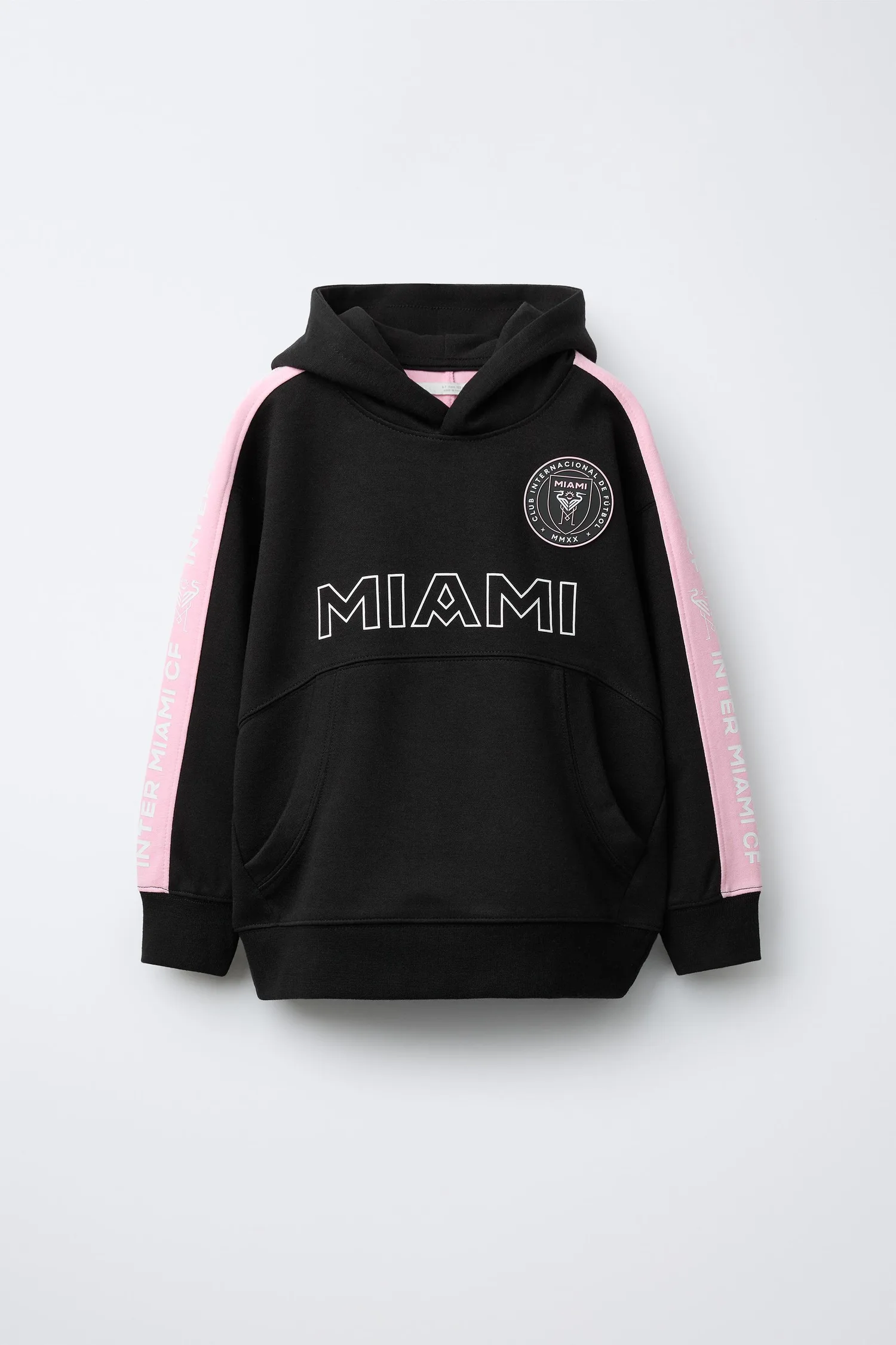 Худи inter miami cf mls Zara, черный