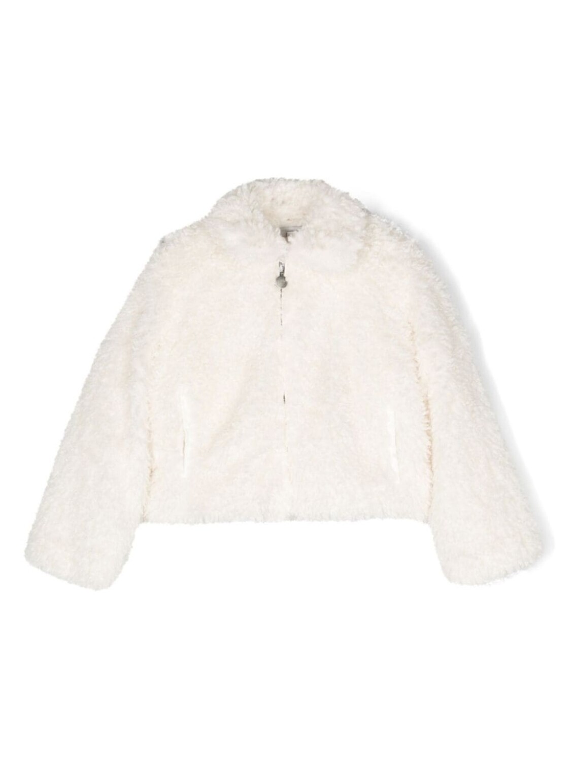 

Stella McCartney Kids шуба из искусственного меха, серый