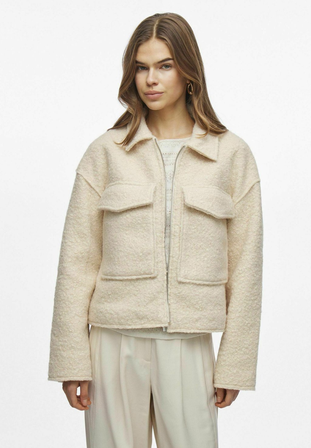 

Флисовая куртка VIDAPHNE VILA, белый