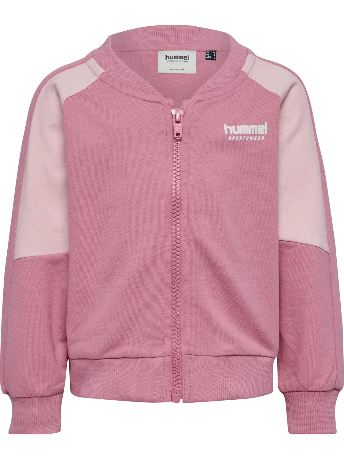 Свитшот с молнией, Hummel, pale lilac