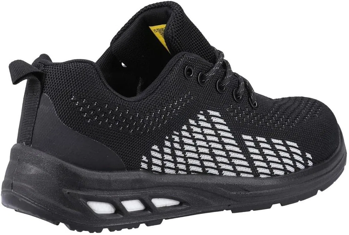 Защитные кроссовки SAFETY JOGGER со стальным носком - очень удобные и дышащие рабочие кроссовки S1P для мужчин и женщин, Black — фото 4