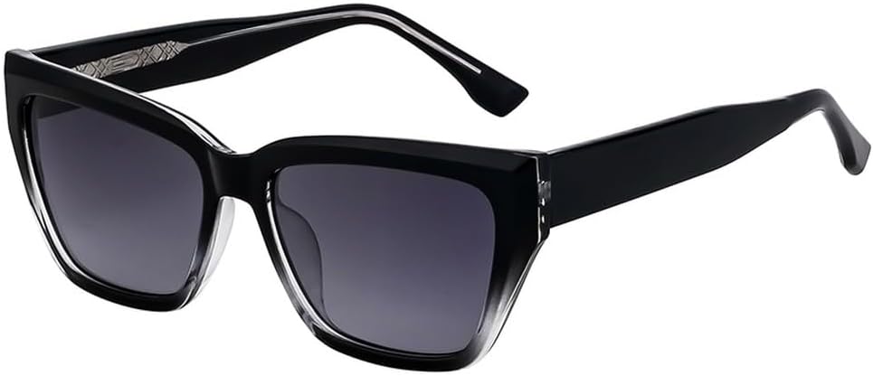 

Мужские солнцезащитные очки большого квадратного размера в модной многоугольной оправе в стиле панк, ретро-очки «кошачий глаз» для активного отдыха. Женские очки-«кошачий глаз» WNCKSQ, C6doublegray