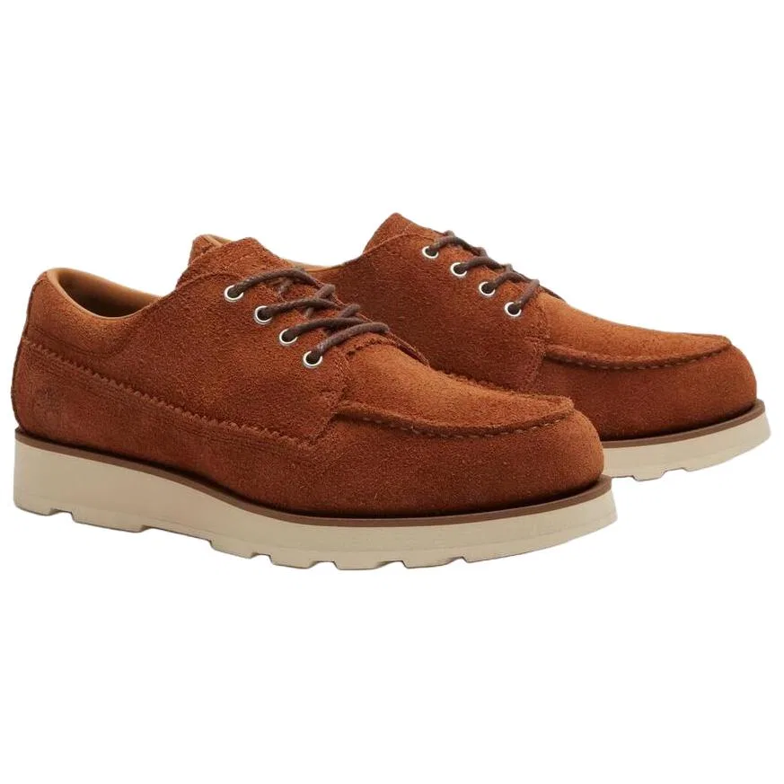 Casual кожаные туфли Timberland мужские карамельно-коричневые — фото 4