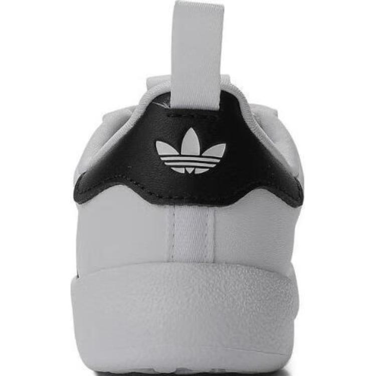 AdiFOM Superstar Low Top Белые Детские Ботинки для Малышей Adidas Originals, Белый/Черный — фото 4