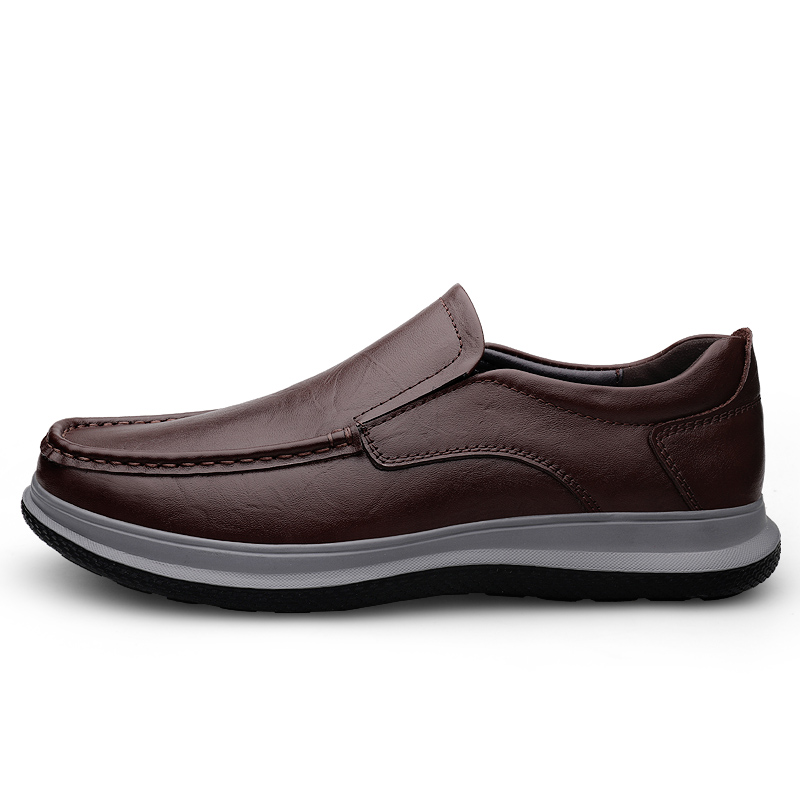 

LEXON Повседневные кожаные туфли мужские низкие черные/коричневые