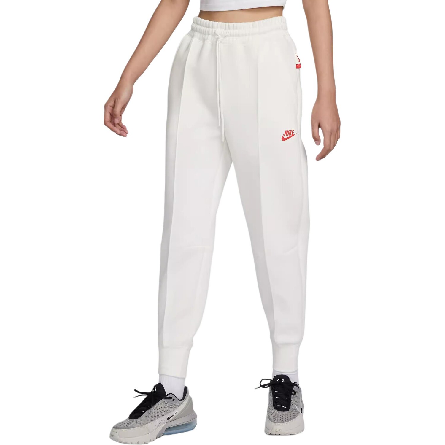 Трикотажные спортивные штаны Dragon New Year's Collection, женские, парус, белые Nike — фото 4