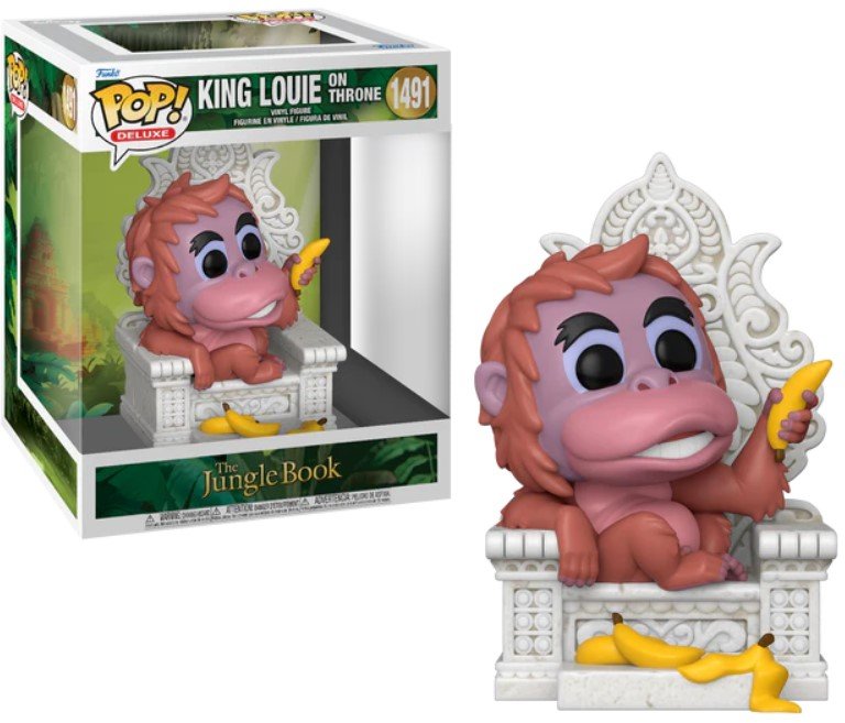 

Funko POP! Книга джунглей 1491 фигурка короля Луи на троне Книга джунглей