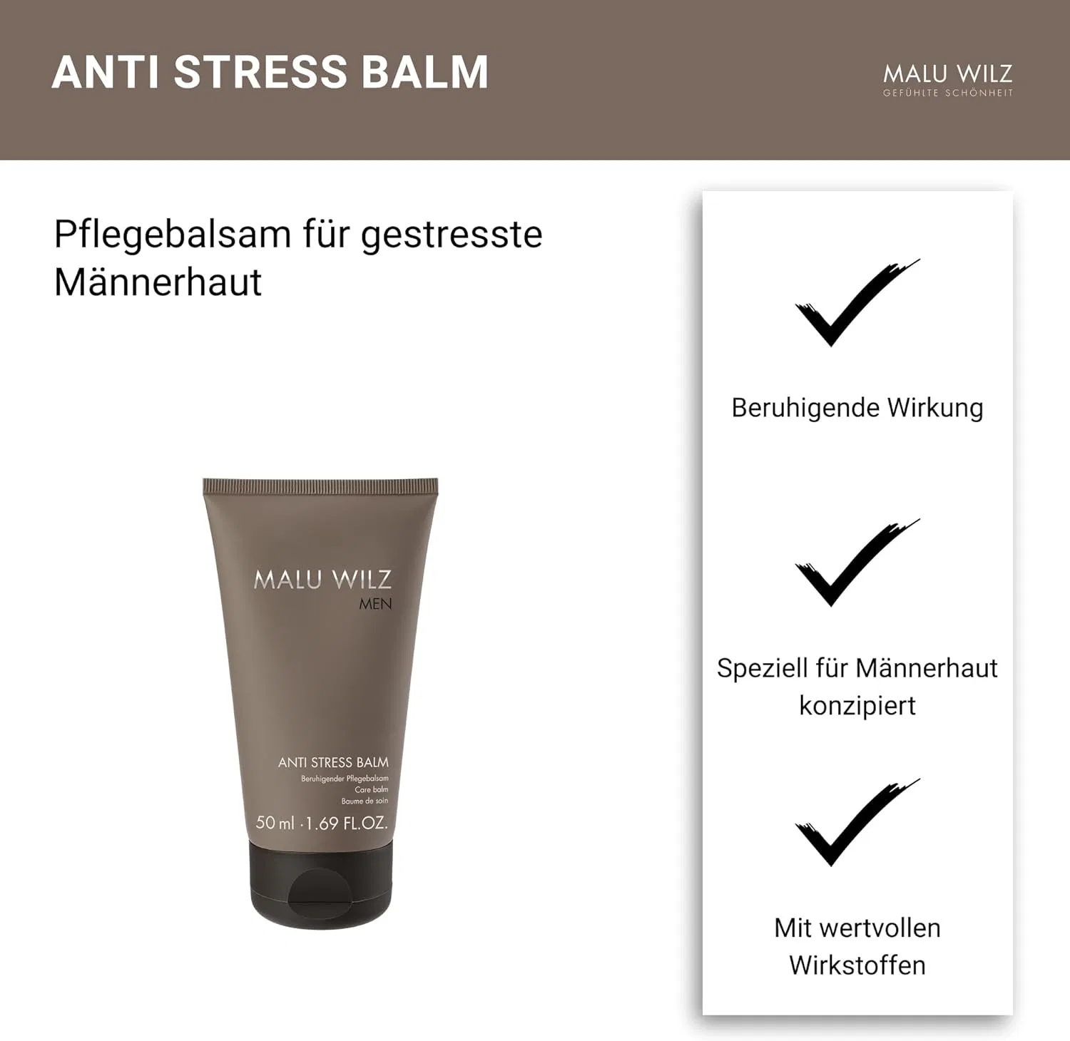 Мужской бальзам после бритья Anti Stress Balm от Malu Wilz Kosmetik ‎Malu Wilz — фото 3