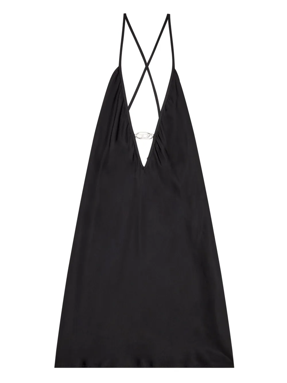 

Атласный топ Ufpt-Mayra-D на бретелях DIESEL, черный