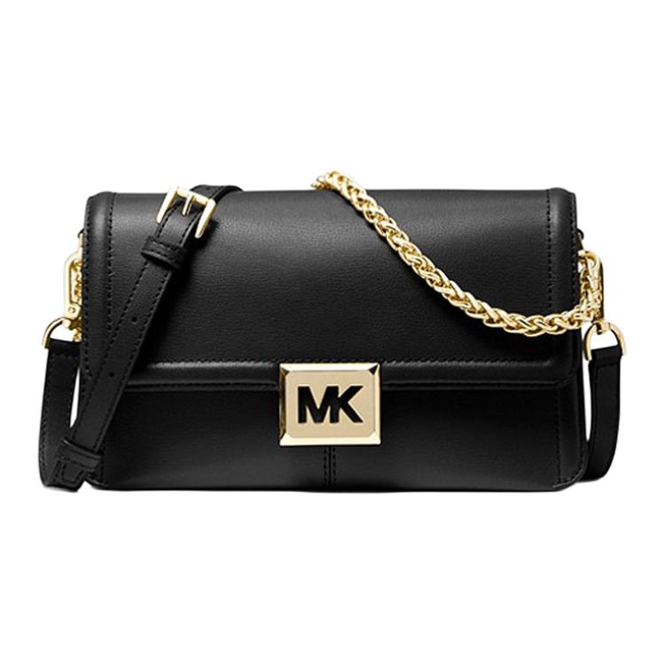 

MICHAEL KORS Соня кожаная сумка через плечо среднего размера женская классическая черная