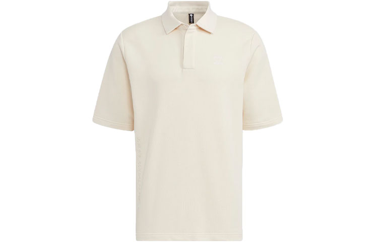 

Футболка поло унисекс бежевая Adidas Neo