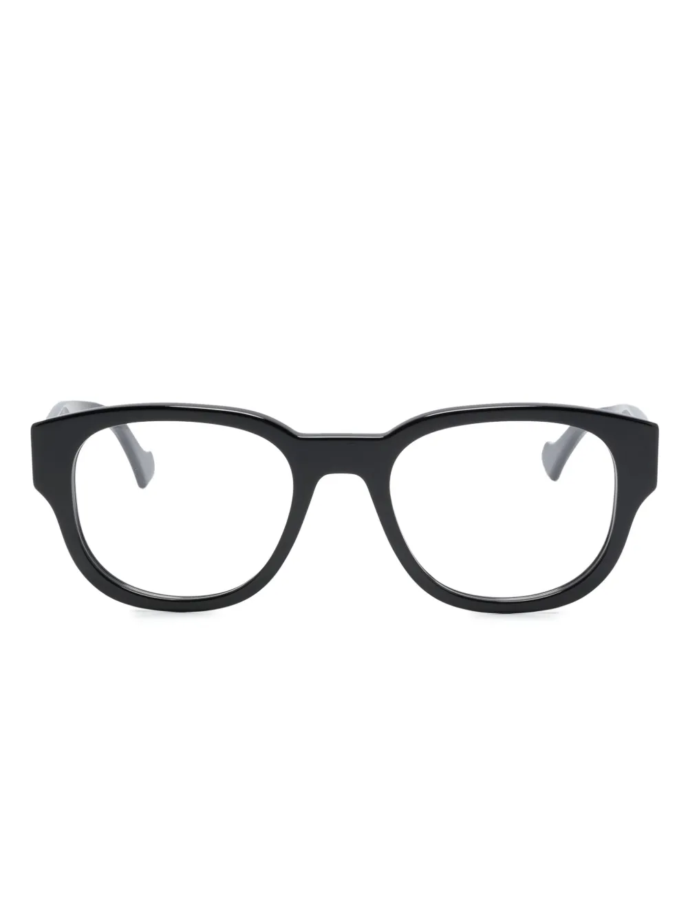 

Очки в трапециевидной оправе с логотипом Gucci Eyewear, черный