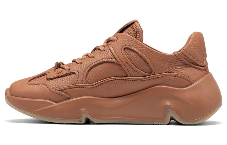 

Кроссовки Tide Fun Chunky женские низкие коричневые Ecco