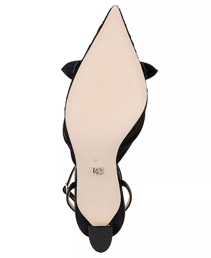Женские туфли-лодочки Josie с острым носом Badgley Mischka, черный — фото 4