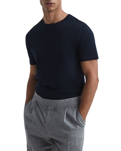 

Футболка Bless с круглым вырезом REISS, цвет Blue