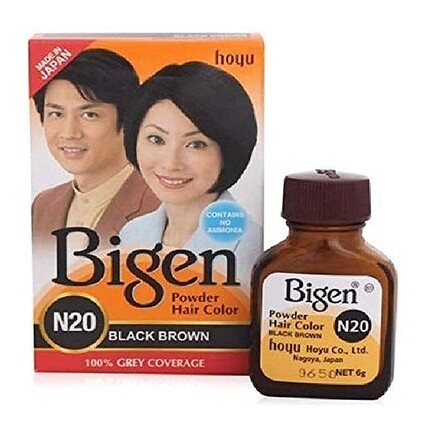 

Краска для волос Bigen Черный Коричневый Темно-коричневый 1 шт., Bigben