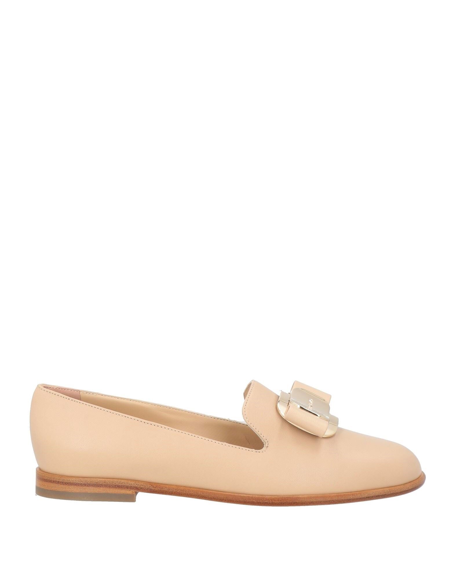 Лоферы Ferragamo, бежевый