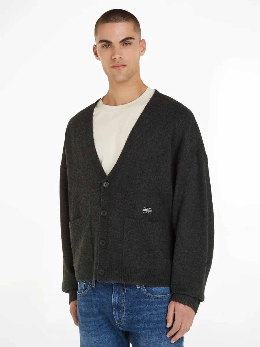 

Кардиган Tommy Jeans "TJM BXY TONAL CARDIGAN", черный