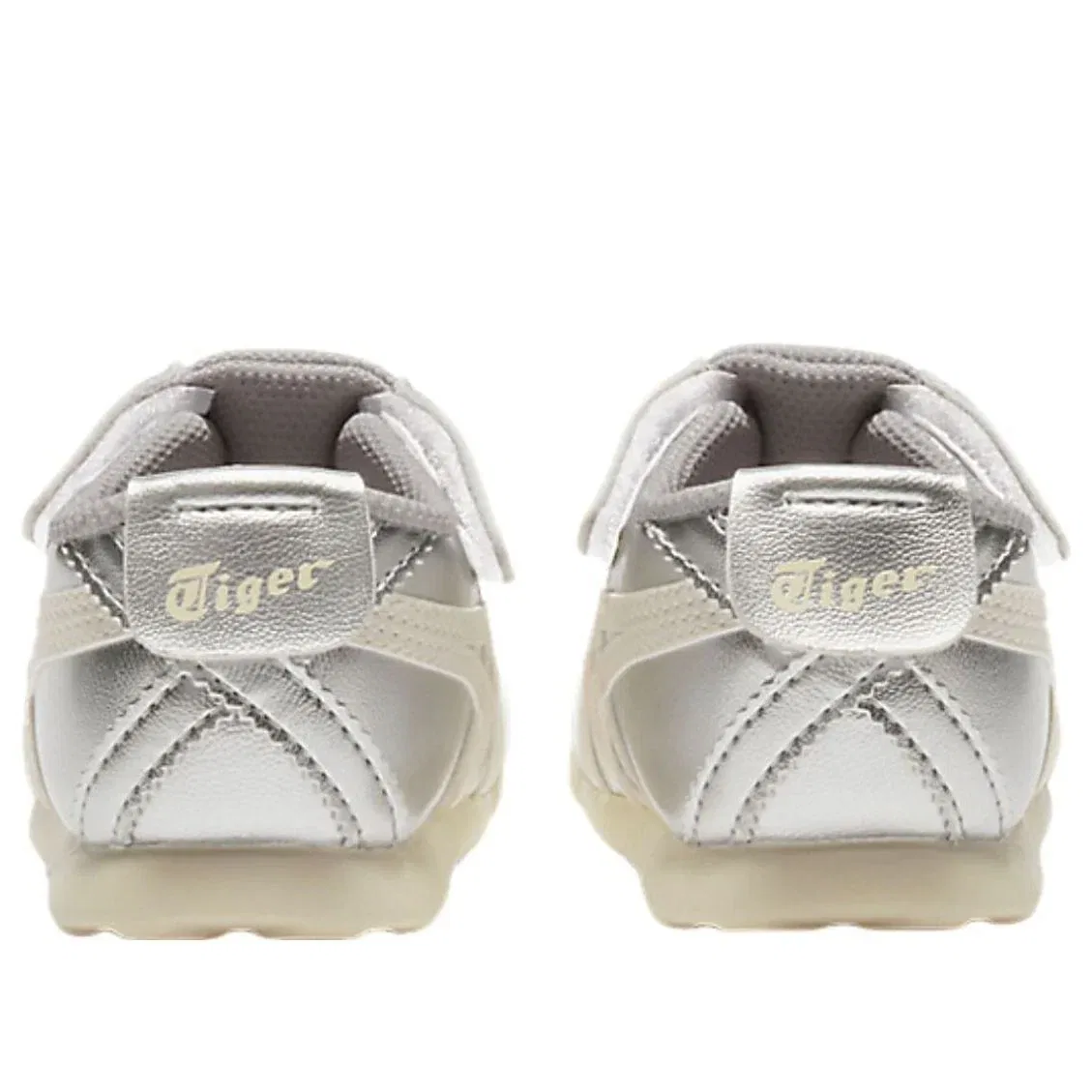 Кроссовки Onitsuka Tiger Mexico 66 'Silver Off White' 1184A074-020, серебро — фото 3