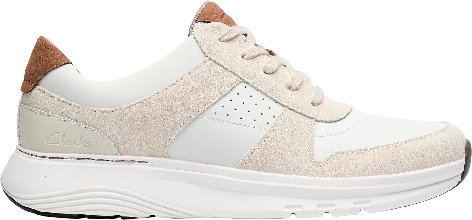 Мужские кроссовки Clarks Motion Trek Go, слоновая кость — фото 4