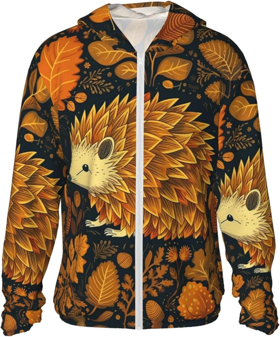 

Мужская толстовка с защитой от солнца UPF 50+ Cute Hedgehog DWVTSLH