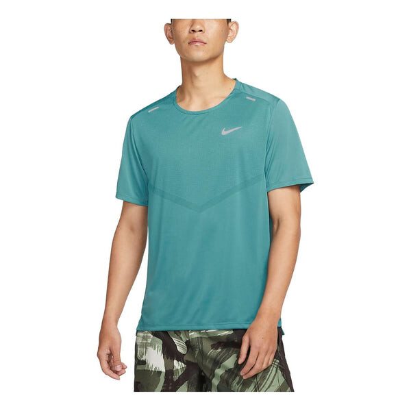 

Футболка Nike Dri-FIT Rise 365 Short Sleeve Running Top 'Green', зеленый
