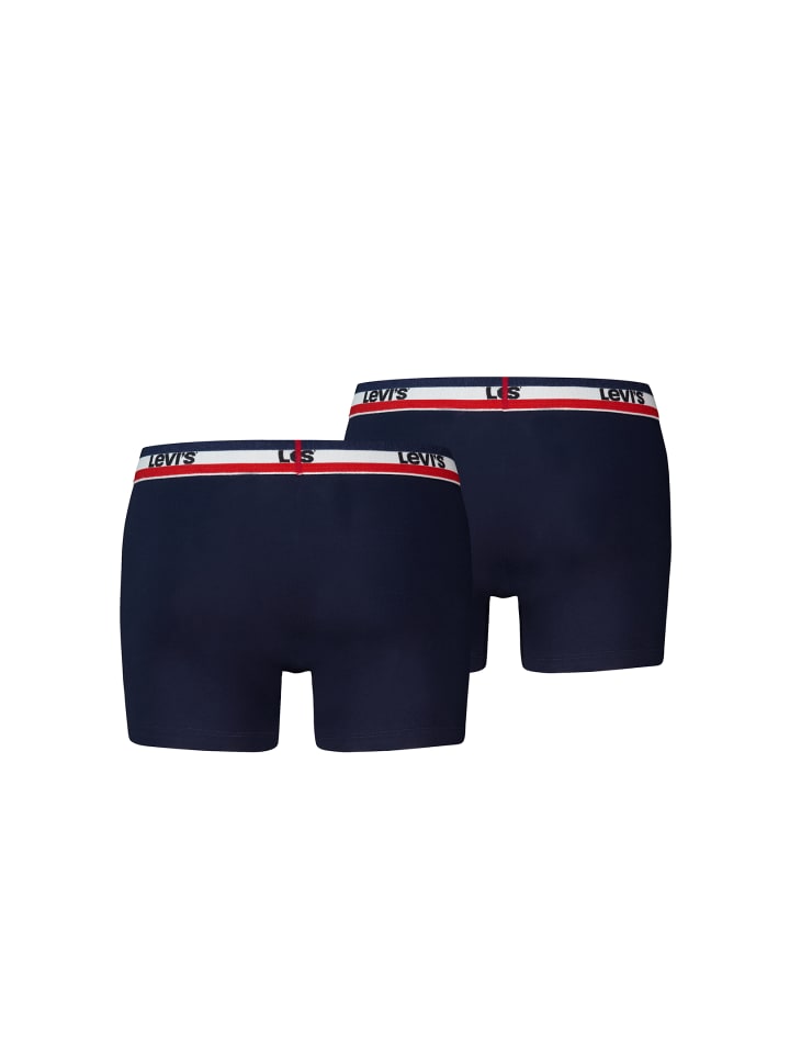 Levi´s Боксерские шорты LEVIS MEN REPEAT SPW LOGO BOXER BRIEF 2P темно-синего цвета — фото 2