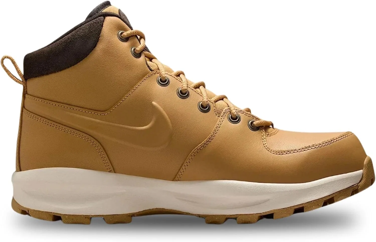 Мужские кожаные кроссовки Nike Manoa, Haystack Haystack Velvet Brown — фото 4