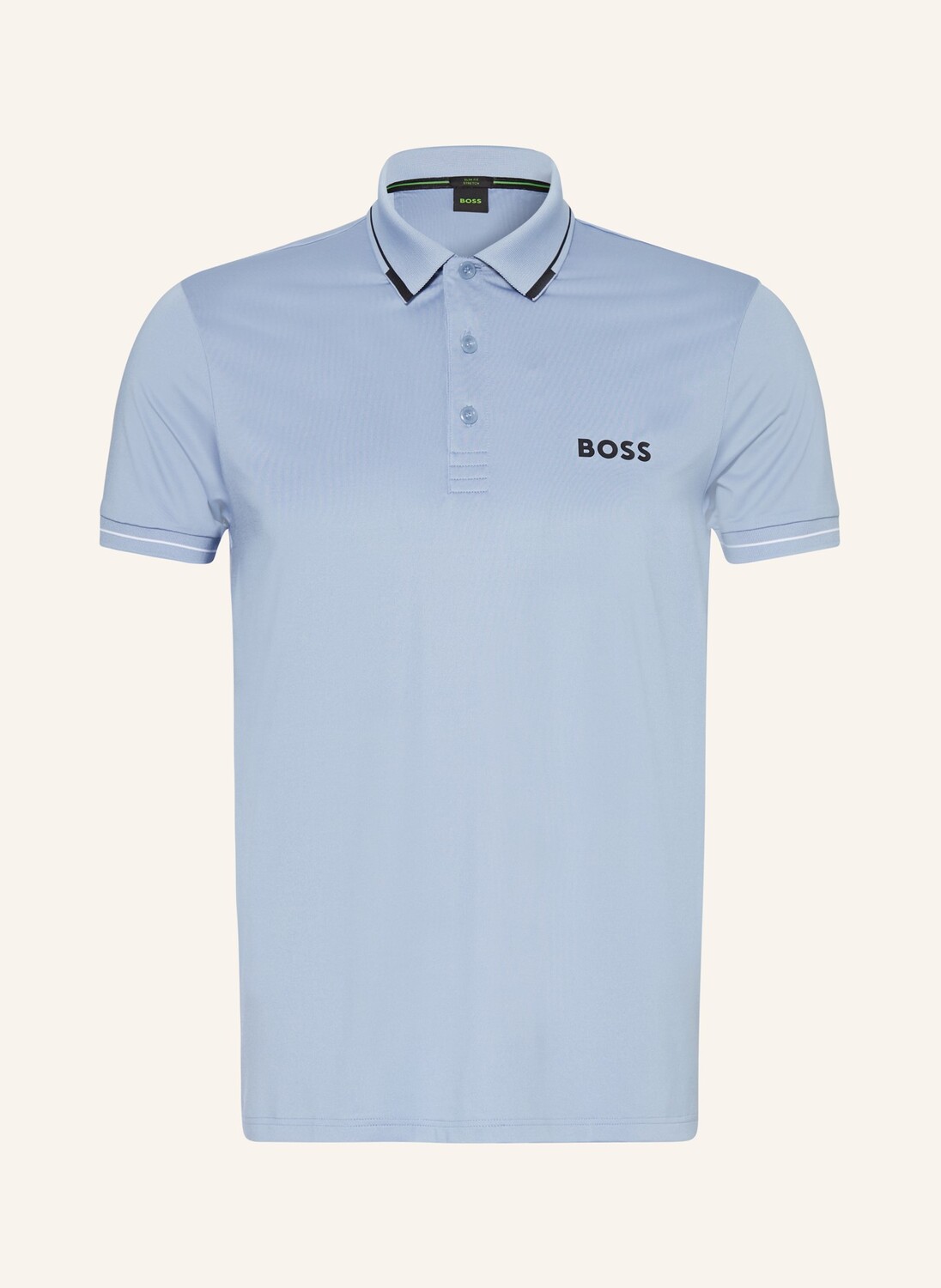 

Функциональная рубашка-поло paul pro slim fit Boss, голубой