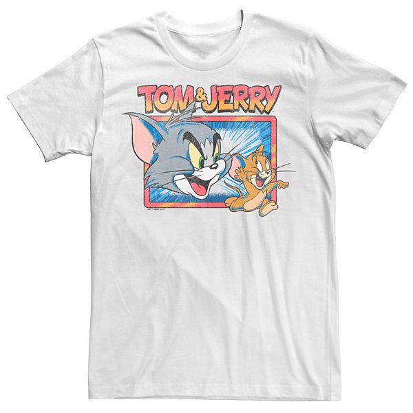 

Футболка Big & Tall с принтом Tom and Jerry Licensed Character