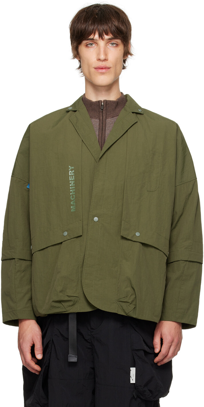 

Пиджак из коллекции WIND AND SEA Archival Reinvent, Green