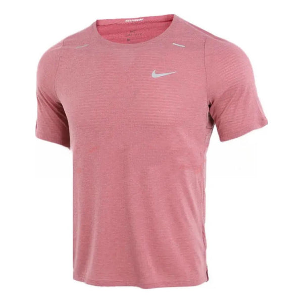 

Футболка Nike Dri-FIT UV Miler Short-Sleeve Running Shirt 'Pink', розовый