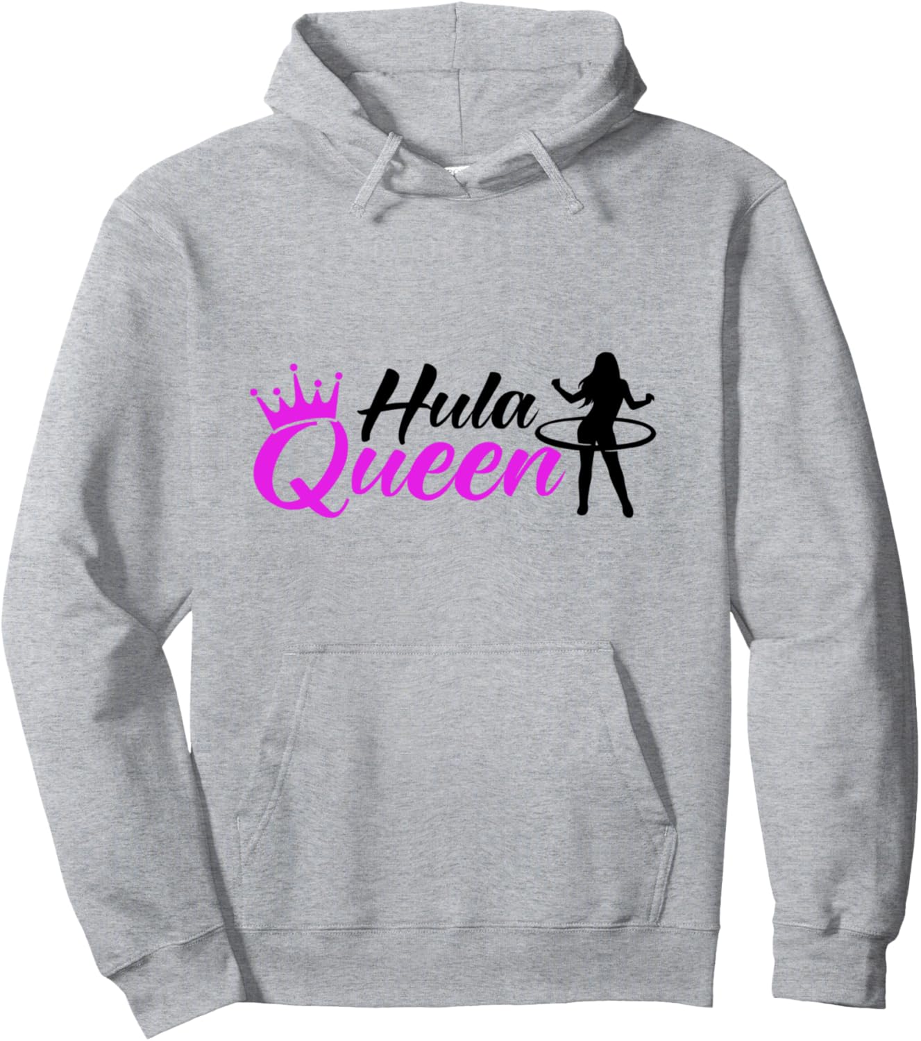 

Худи Hula Queen с обручем для танцев, спорта, фитнеса, фитнеса, серая (серо-меланжевая), размер S Hula Hoop Gift For Hooping Fans Fitness Hoop Sport