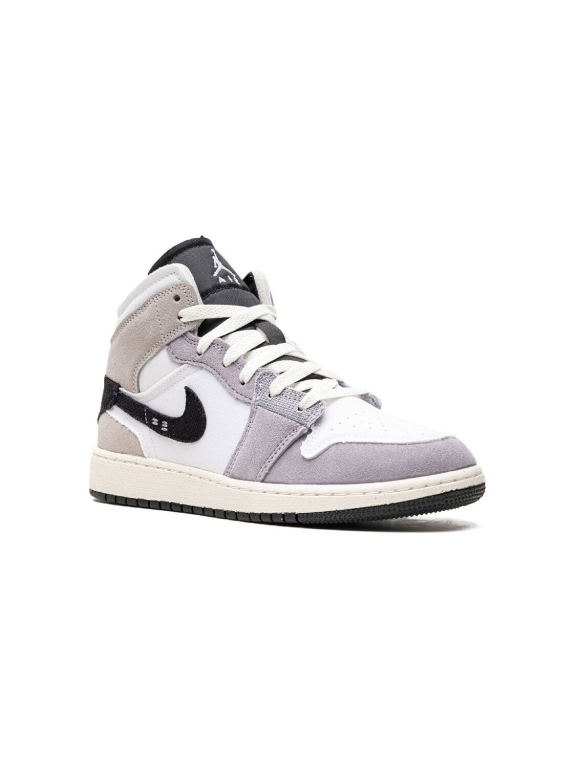 

Кроссовки Air Jordan 1 Mid SE Craft Cement Grey Jordan Kids, серый