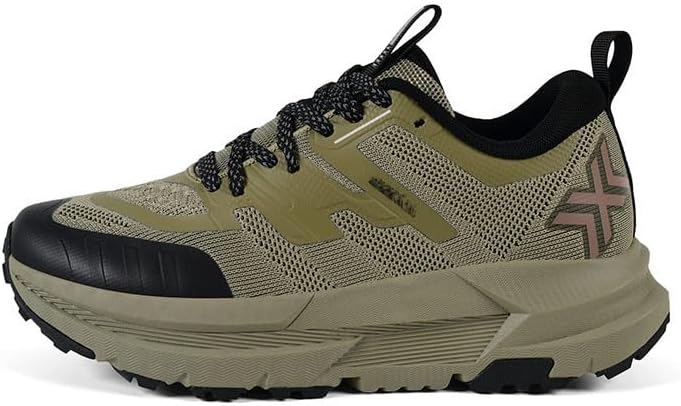 

Спортивные кроссовки для трейлраннинга, сетчатая ткань, амортизированные походные ботинки, подходят для активного отдыха, износостойкая и нескользящая подошва Generic, зеленый